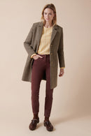 Manteau En Laine Laurent - Camel