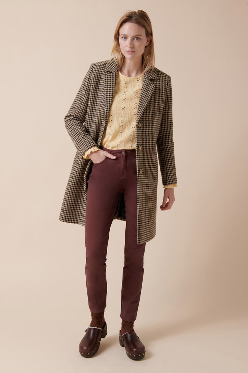Manteau En Laine Laurent - Camel