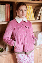 Chaqueta de terciopelo Vartick - Rosa