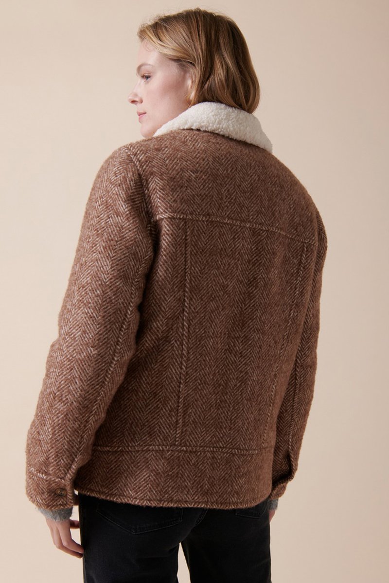 Karl Marc John - Veste En Laine Loma - Marron Chiné