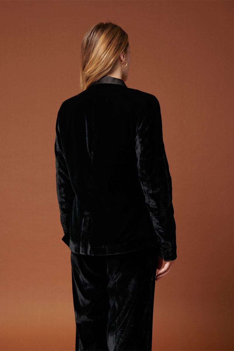 Karl Marc John - Chaqueta de Terciopelo Vahan - Negro