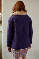 Karl Marc John - Veste Réversible En Lin Volere - Beige Et Violet