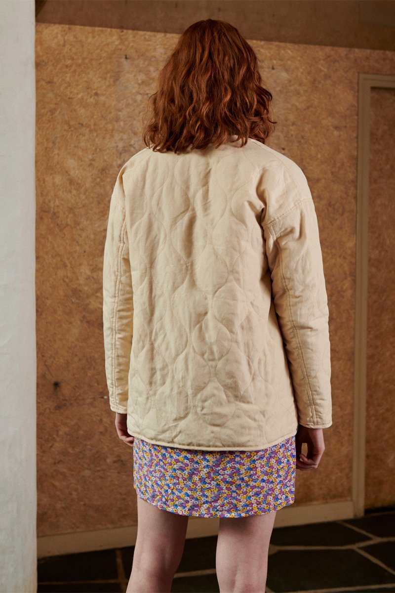 Karl Marc John - Veste Réversible En Lin Volere - Beige Et Violet