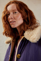 Karl Marc John - Volere Reversible Linen Jacket - Beige and Purple