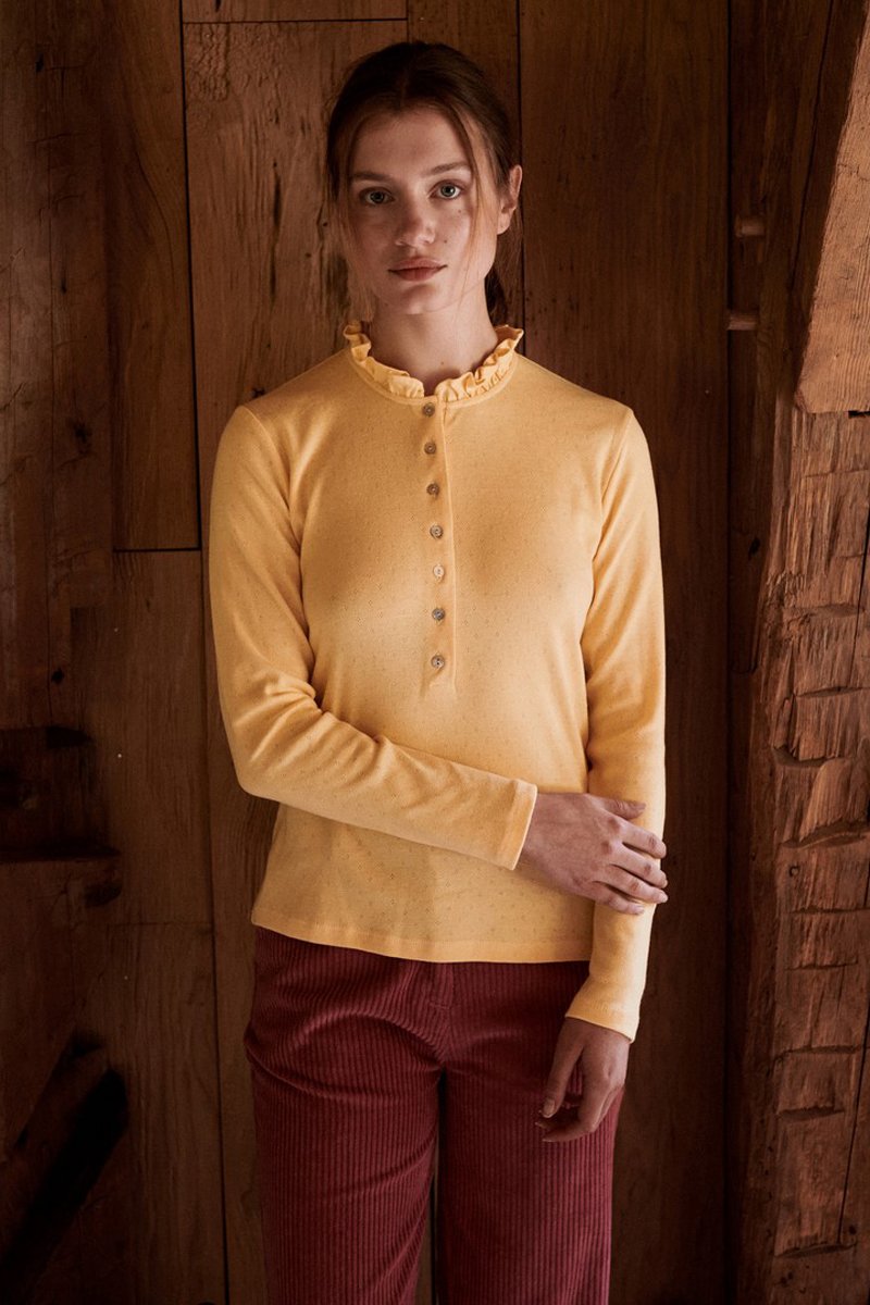 Karl Marc John - Camiseta alpina - Amarillo