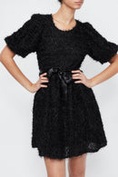 Karl Marc John - Vestido Raya - Negro