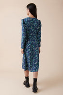 Karl Marc John - Robe Midi Roncador - Bleu Marine Et Vert