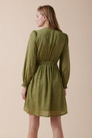 Karl Marc John - Robe Trapèze Roc - Vert Olive