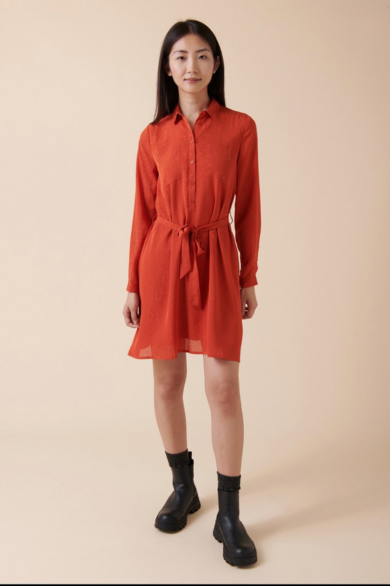 Karl Marc John - Rocher Trapeze Dress - Coral
