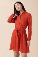 Karl Marc John - Vestido trapecio Rocher - Coral