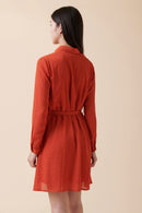 Karl Marc John - Vestido trapecio Rocher - Coral