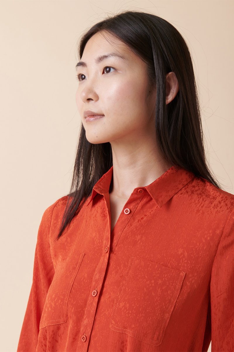 Karl Marc John - Rocher Trapeze Dress - Coral