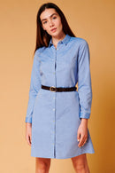 Karl Marc John - Vestido camisero Rocco - Cielo