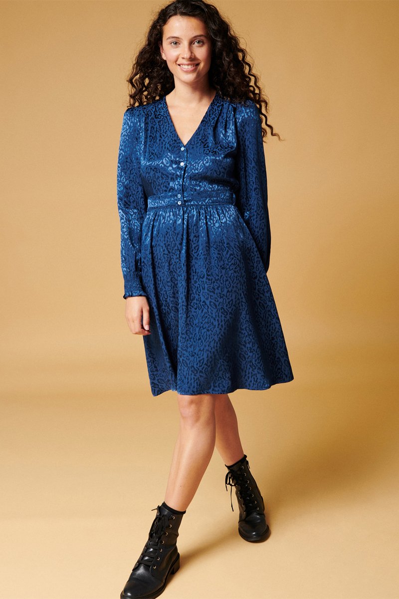 Karl Marc John - Rital Patineuse Dress - Navy Blue
