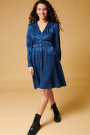 Karl Marc John - Vestido skater Rital - Azul marino