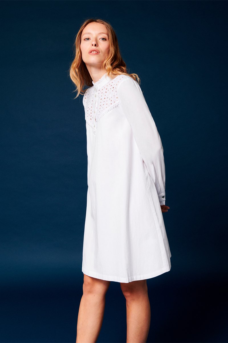 Karl Marc John - Vestido trapecio Rufus - Blanco