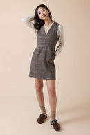 Karl Marc John - Vestido trapecio Rocky - Crudo y negro