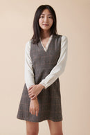 Karl Marc John - Vestido trapecio Rocky - Crudo y negro