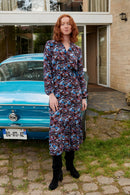 Karl Marc John - Rachelita Midi Dress - Burgundy And Sky