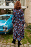 Karl Marc John - Rachelita Midi Dress - Burgundy And Sky