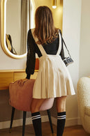 Robe-Salopette Plissée Rachelle - Beige