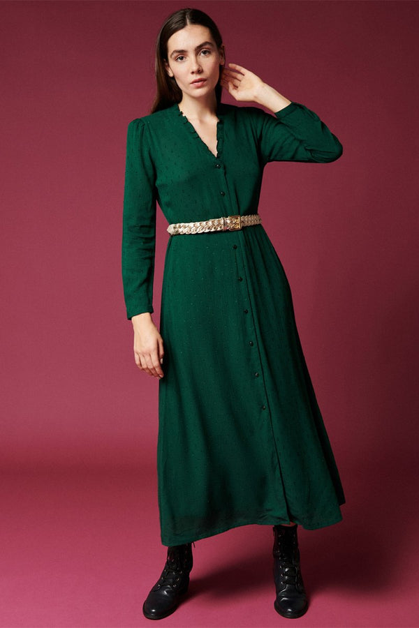 Karl Marc John - Redo Midi Dress - Dark Green
