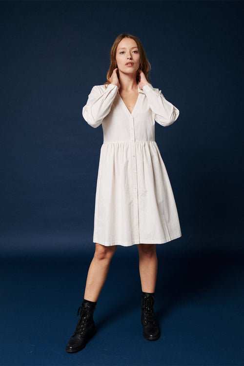 Karl Marc John - Ringo Shirt Dress - Ecru And Beige