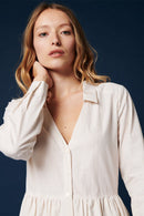Karl Marc John - Vestido camisero Ringo - Crudo y beige