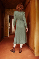Vestido camisero Romina - Caqui