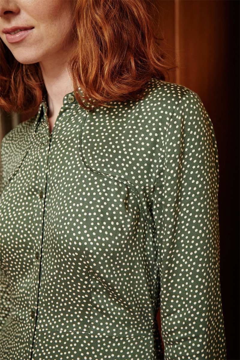Romina Shirt Dress - Khaki