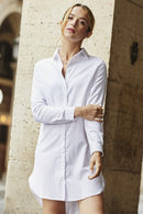 Robe Chemise Caresse - Blanc