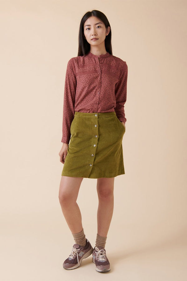 Blusa cedre - Burdeos
