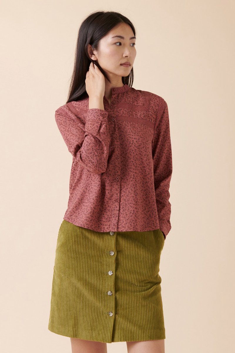 Blusa Cedre - Burdeos
