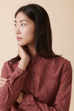 Blusa cedre - Burdeos