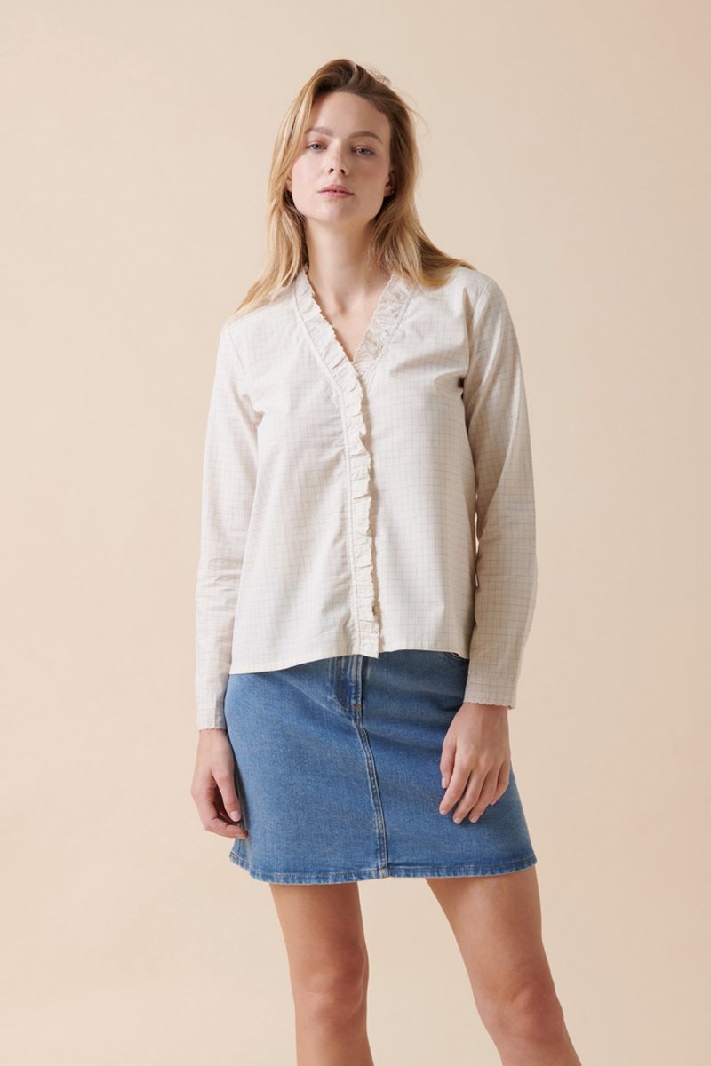 Blusa Carda - Crudo