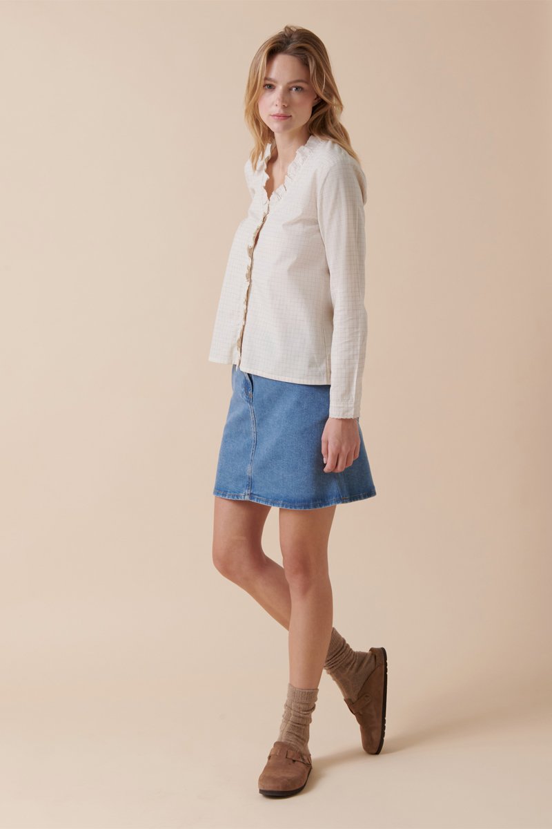 Blusa Carda - Crudo