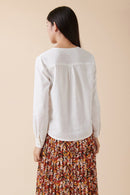 Chemisier En Lin Chapada - Blanc