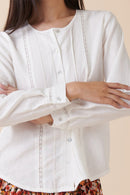 Chemisier En Lin Chapada - Blanc