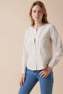 Chemisier En Lin Chapada - Blanc