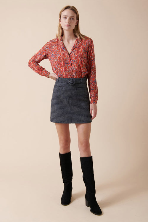 Caucasian Blouse - Red