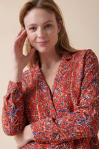 Caucasian Blouse - Red