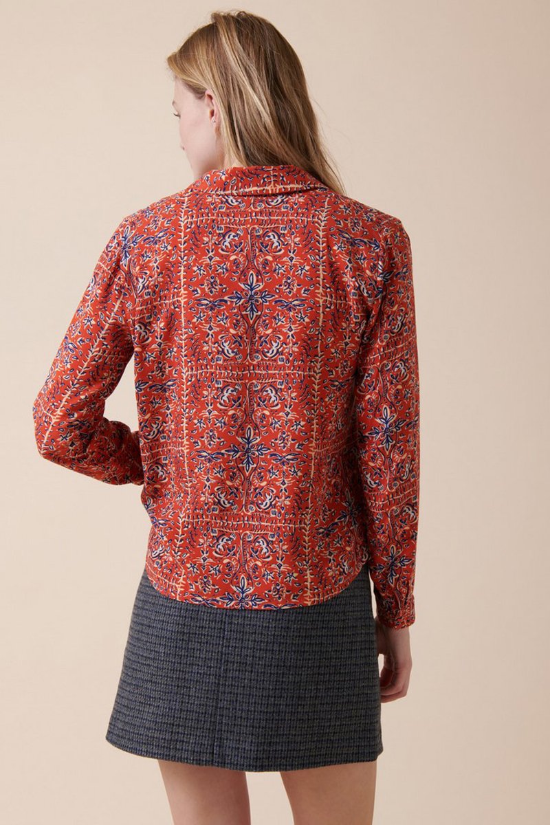 Caucasian Blouse - Red