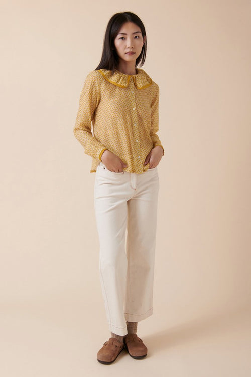 Chalet Blouse - Mustard