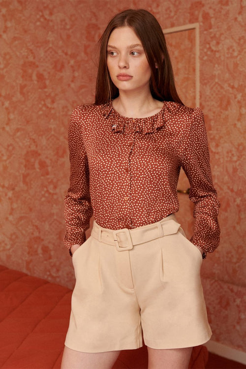 Karl Marc John - Chain Blouse - Brown