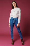Karl Marc John - Blusa Calen - Blanco