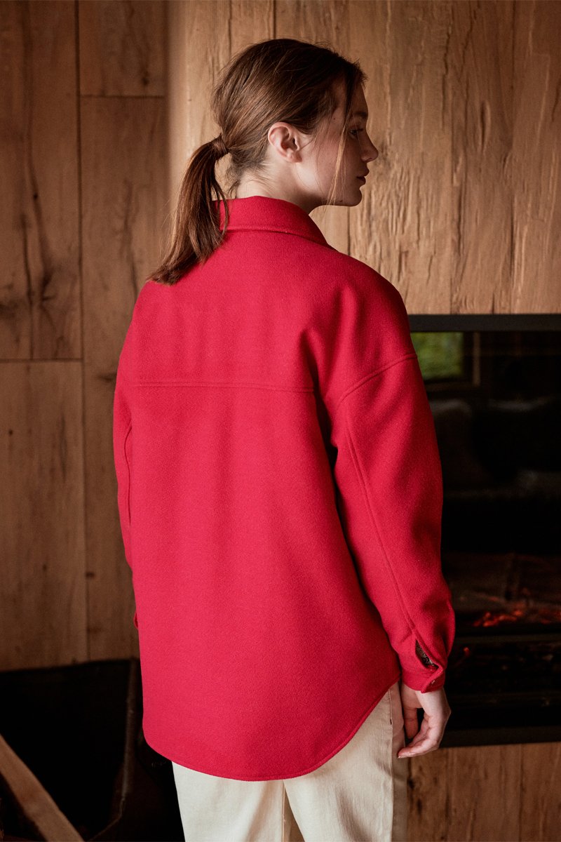 Karl Marc John - Varappe Wool Overshirt - Red