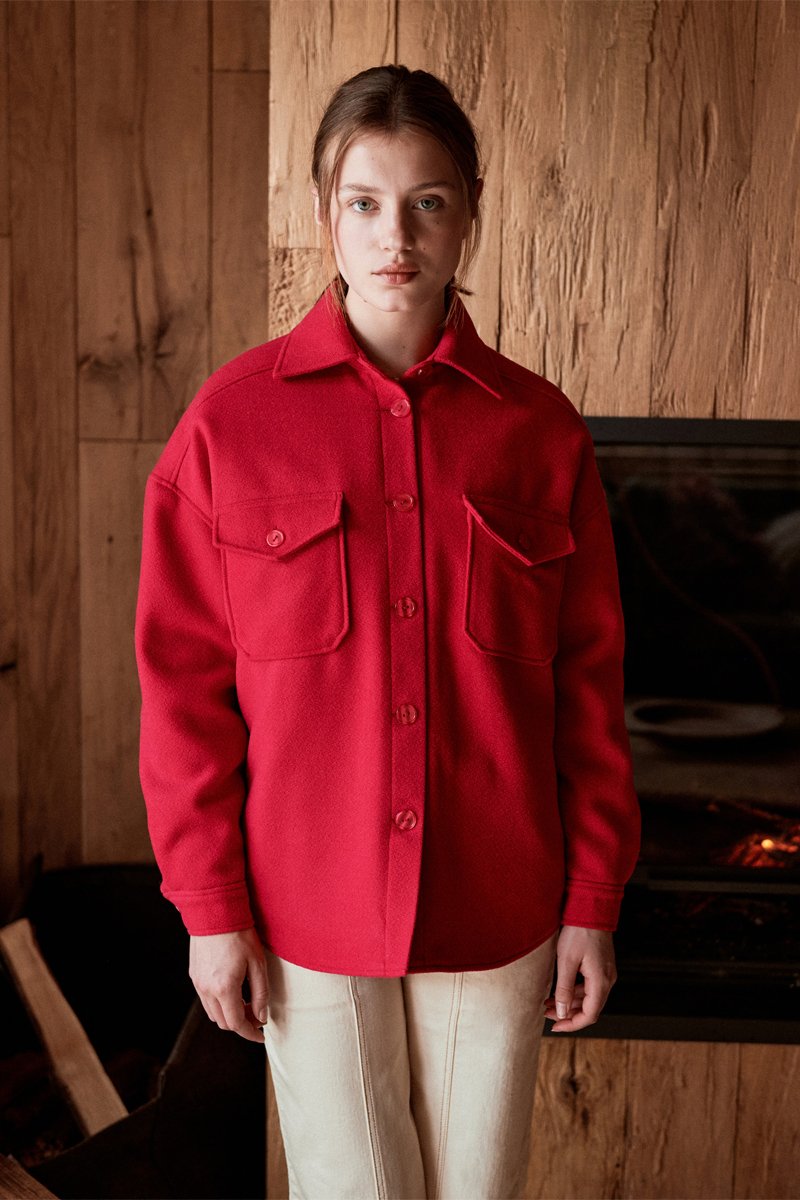 Karl Marc John - Varappe Wool Overshirt - Red