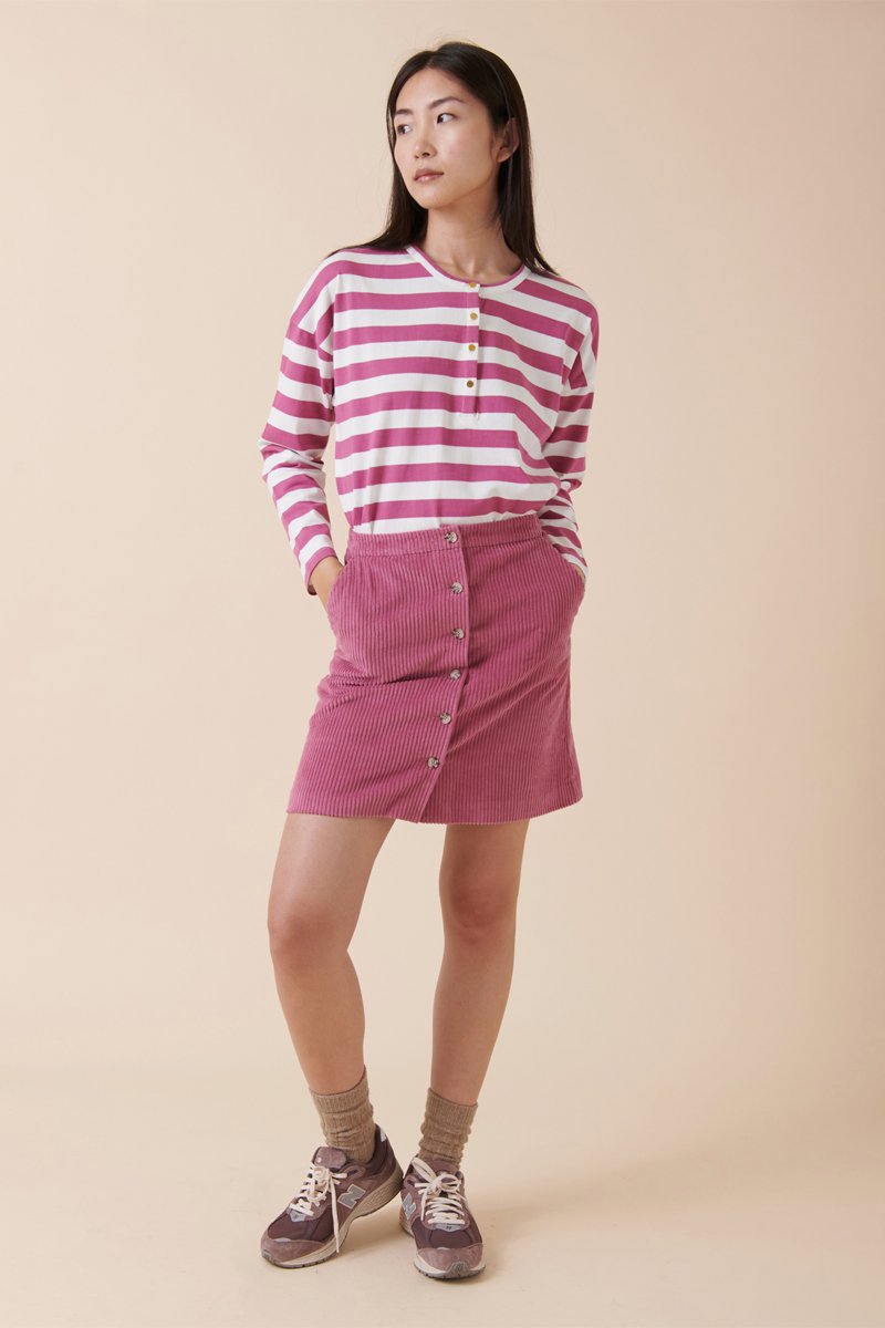Karl Marc John - Camiseta Sierra - Violeta y Blanco