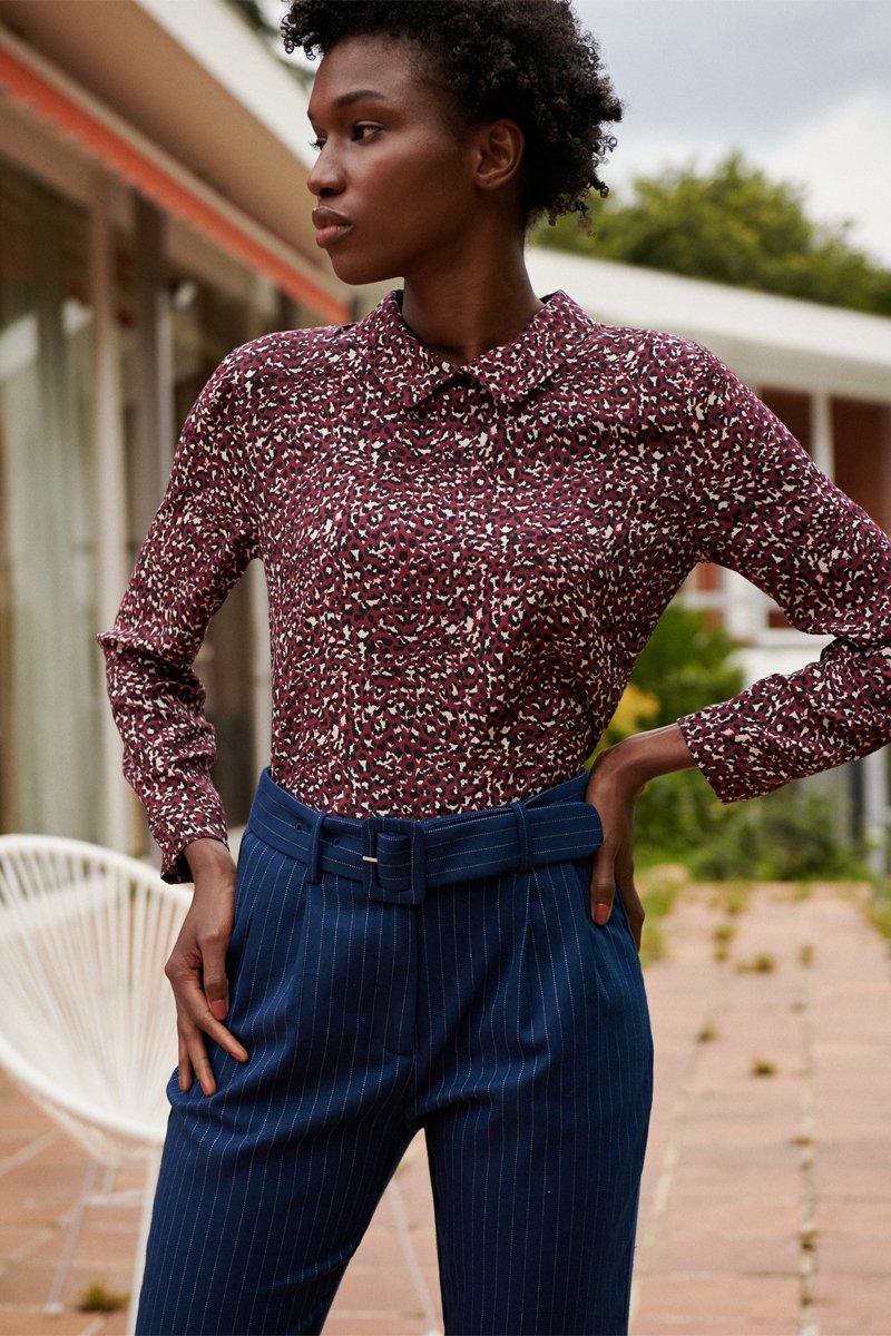 Karl Marc John - Blusa Clema - Burdeos