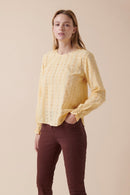 Karl Marc John - Blouse En Broderie Anglaise Tebessa - Jaune